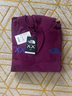 The North Face x KAWS Popover Hoodie Pamplona Purple Size XL
